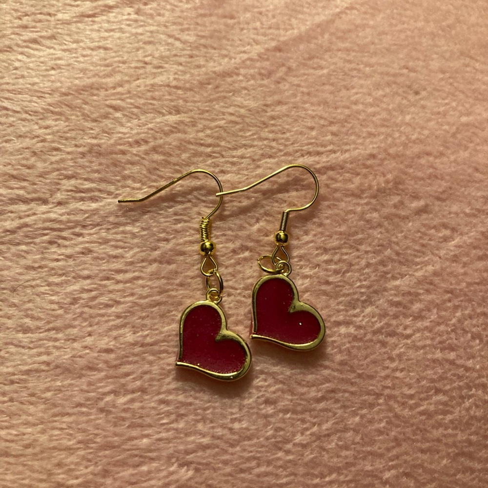 Handmade resin earrings